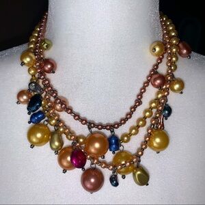 Treska Multi Strand Necklace NWT